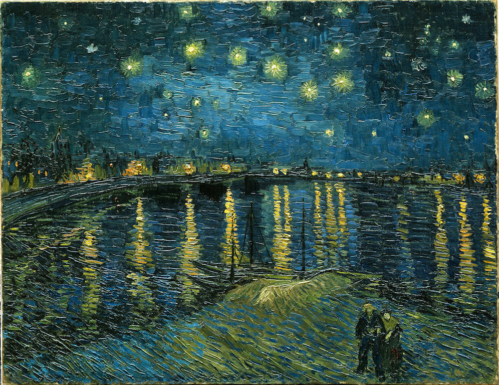 Vincent van Gogh - Starry Night Over the Rhone (1888)