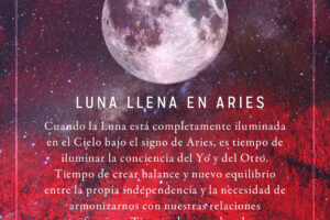 LUNA LLENA EN ARIES | Astrología Psicológica Integrativa