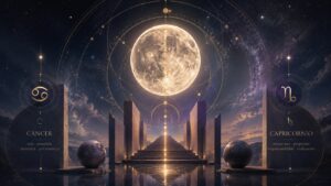 El Sol en Cáncer y la Luna Llena en Capricornio