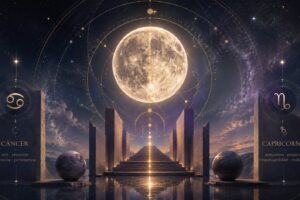 El Sol en Cáncer y la Luna Llena en Capricornio