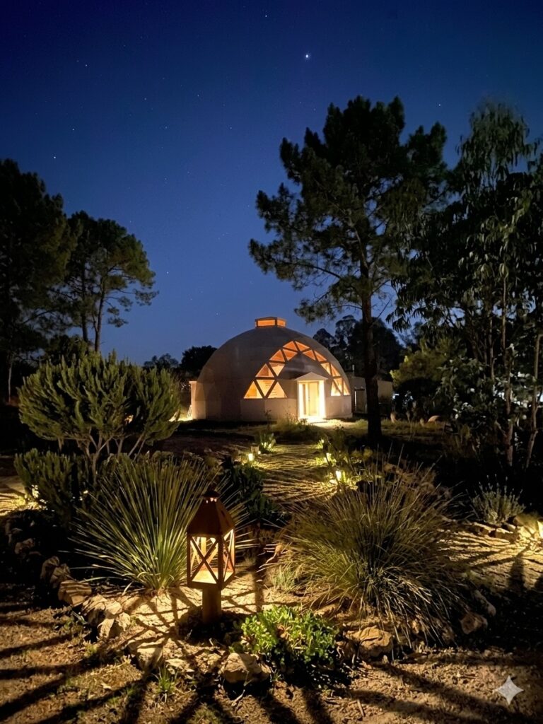 Domo de Acuaria en La Barra Punta del Este rodeado de naturaleza