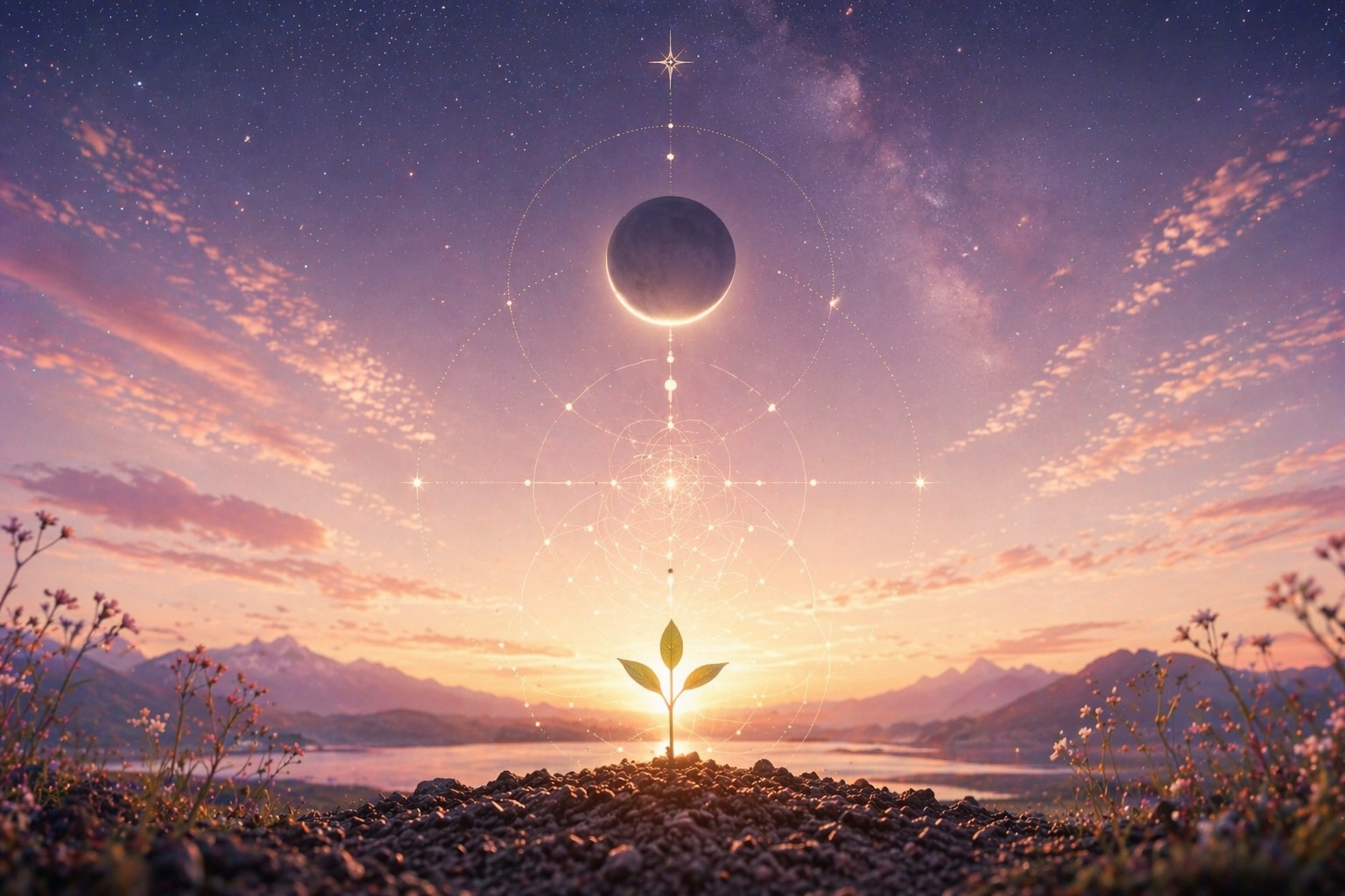 Luna Nueva en Aries y la siembra consciente