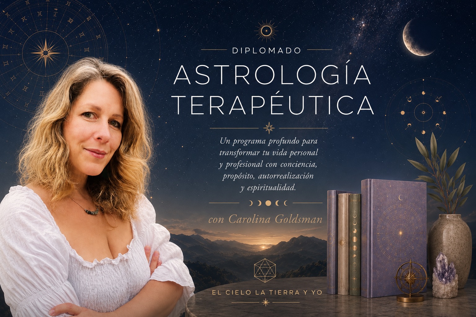 Diplomado en Astrología Terapéutica, con Carolina Goldsman