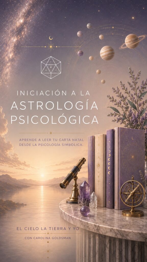 Aprender a leer la carta natal desde la mirada de la Astrología Terapéutica, con Carolina Goldsman